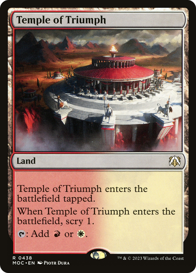 Temple of Triumph [March of the Machine Commander] | Exor Games Bridgewater