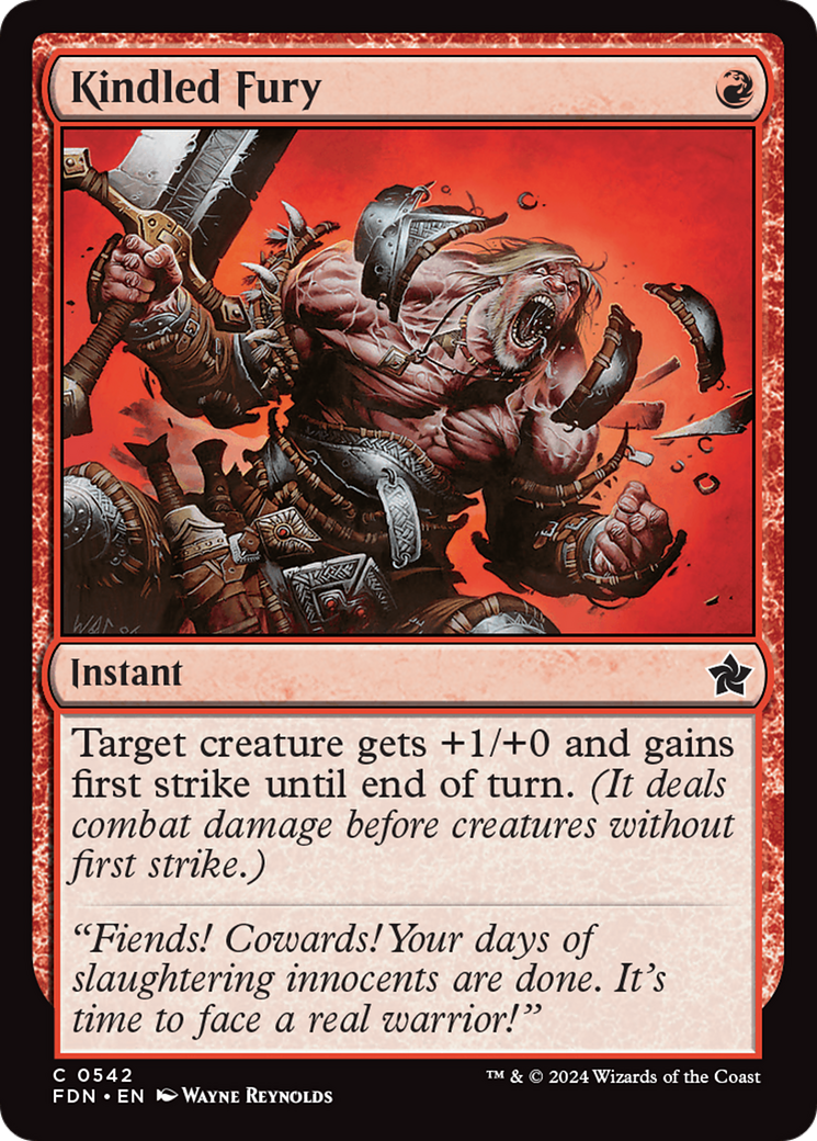 Kindled Fury [Foundations] | Exor Games Bridgewater
