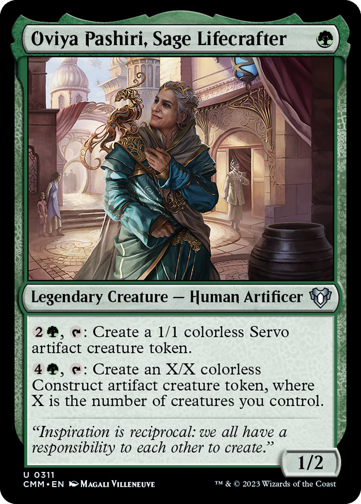 Oviya Pashiri, Sage Lifecrafter [Commander Masters] | Exor Games Bridgewater