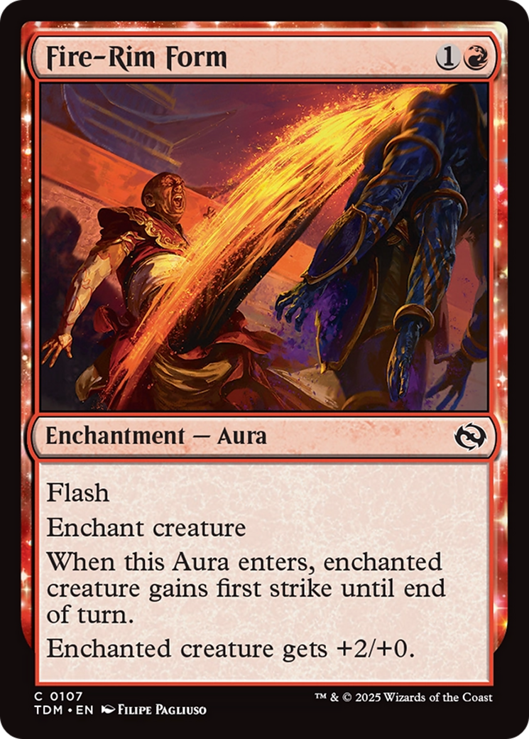 Fire-Rim Form [Tarkir: Dragonstorm] | Exor Games Bridgewater