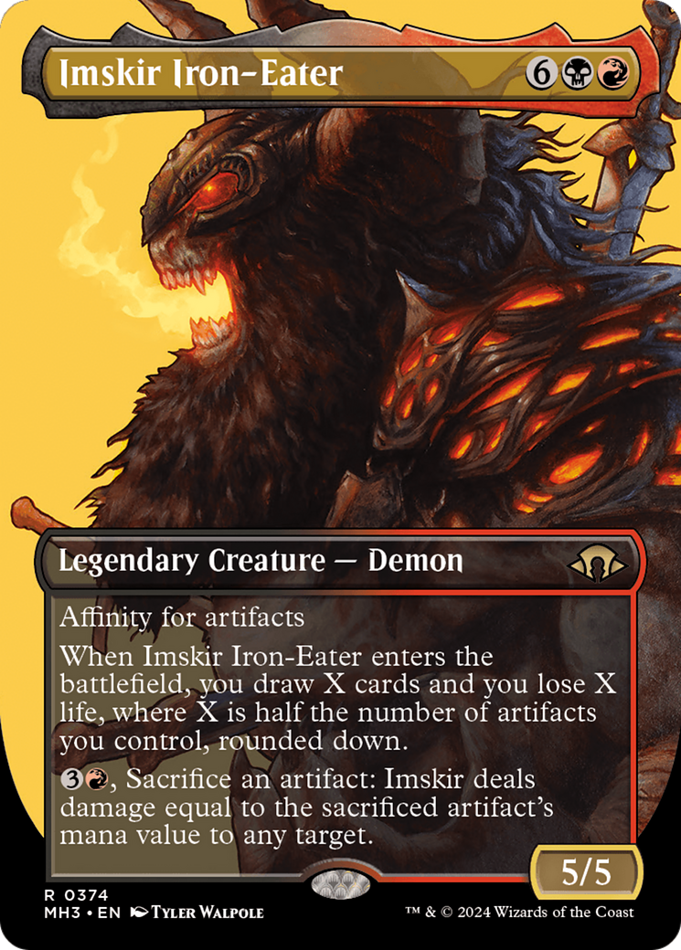 Imskir Iron-Eater (Borderless) [Modern Horizons 3] | Exor Games Bridgewater