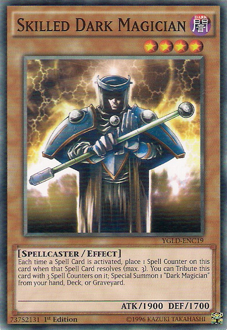 Skilled Dark Magician [YGLD-ENC19] Common | Exor Games Bridgewater