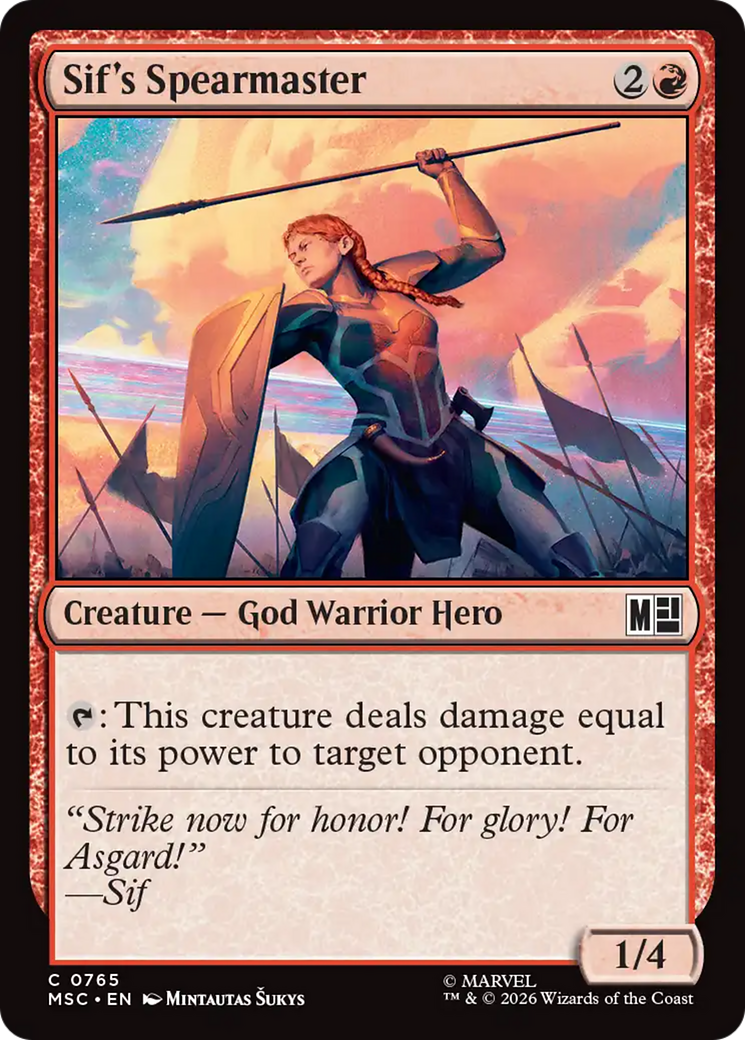 Sif's Spearmaster [Marvel Super Heroes Commander] | Exor Games Bridgewater