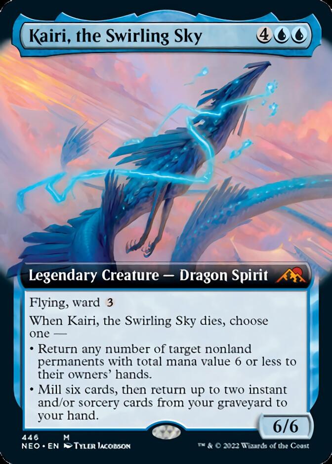 Kairi, the Swirling Sky (Extended Art) [Kamigawa: Neon Dynasty] | Exor Games Bridgewater