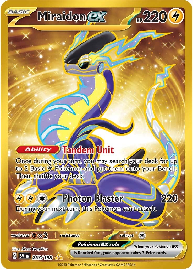 Miraidon ex (253/198) [Scarlet & Violet: Base Set] | Exor Games Bridgewater