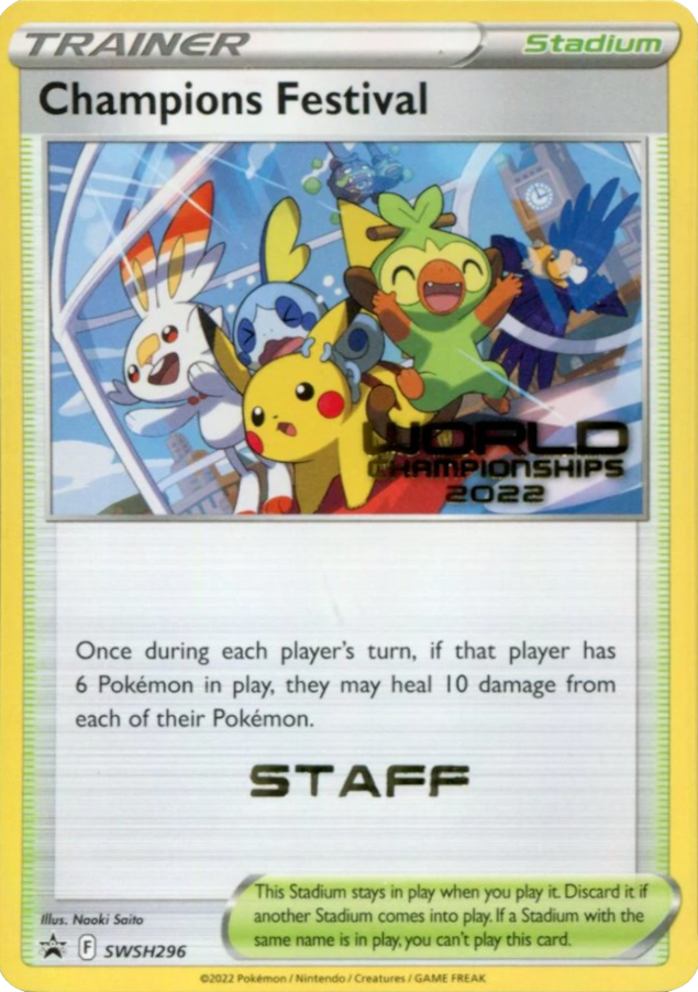 Champions Festival (SWSH296) (Staff) [Sword & Shield: Black Star Promos] | Exor Games Bridgewater