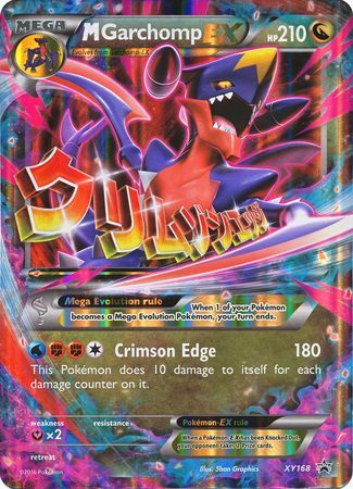 M Garchomp EX (XY168) (Jumbo Card) [XY: Black Star Promos] | Exor Games Bridgewater