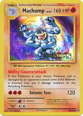 Machamp (59/108) (XY Evolutions Prerelease) [XY: Black Star Promos] | Exor Games Bridgewater