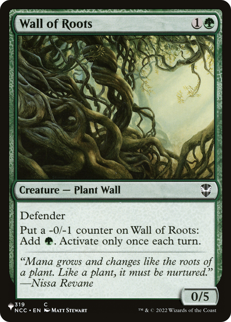 Wall of Roots [The List Reprints] | Exor Games Bridgewater