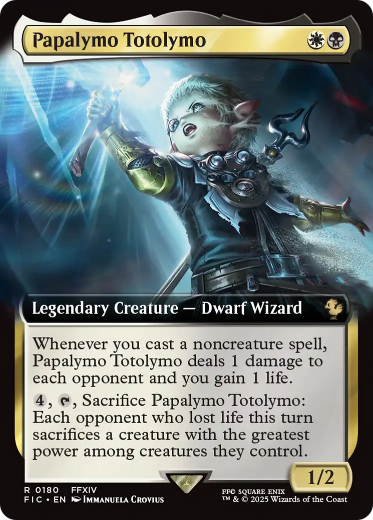 Papalymo Totolymo (Extended Art) [FINAL FANTASY Commander] | Exor Games Bridgewater