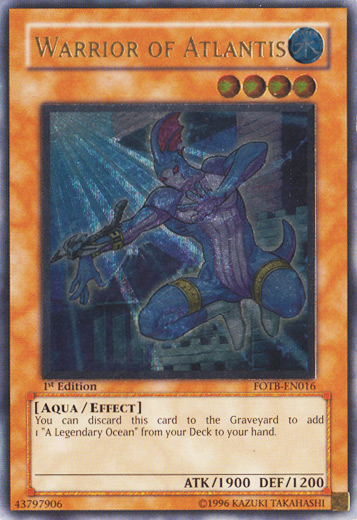 Warrior of Atlantis [FOTB-EN016] Ultimate Rare | Exor Games Bridgewater