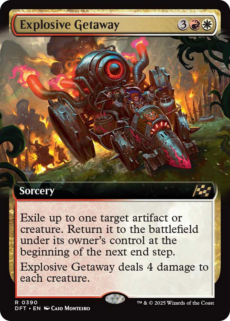 Explosive Getaway (Extended Art) [Aetherdrift] | Exor Games Bridgewater