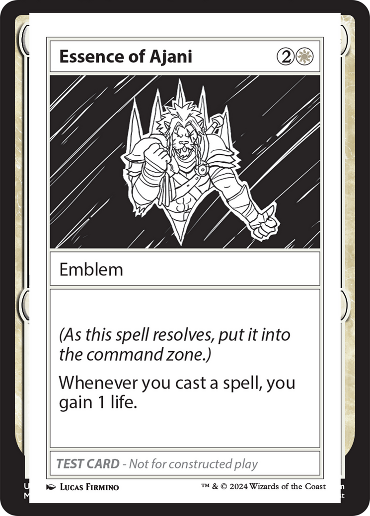 Essence of Ajani [Mystery Booster 2 Playtest Cards] | Exor Games Bridgewater