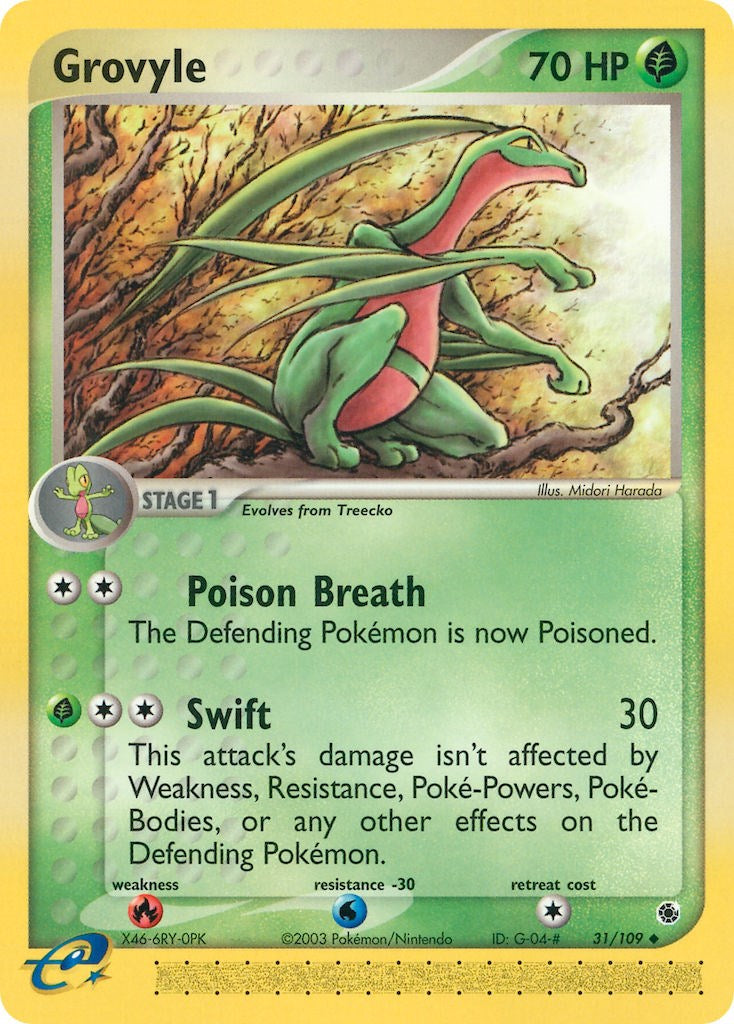 Grovyle (31/109) [EX: Ruby & Sapphire] | Exor Games Bridgewater