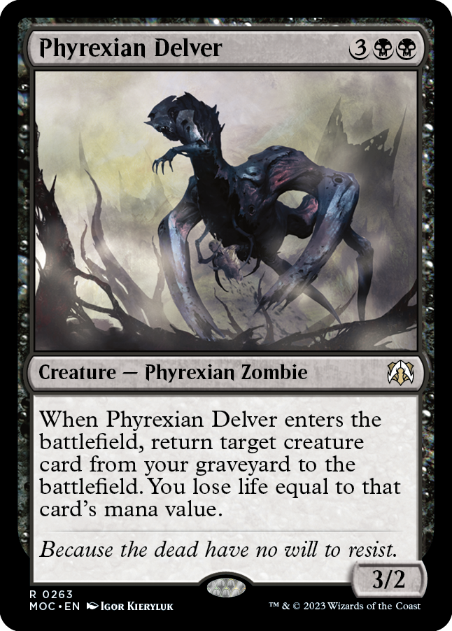 Phyrexian Delver [March of the Machine Commander] | Exor Games Bridgewater