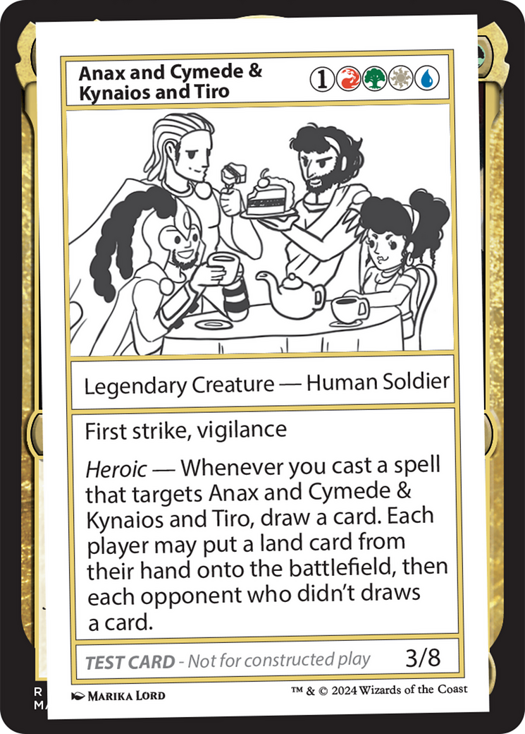 Anax and Cymede & Kynaios and Tiro [Mystery Booster 2 Playtest Cards] | Exor Games Bridgewater