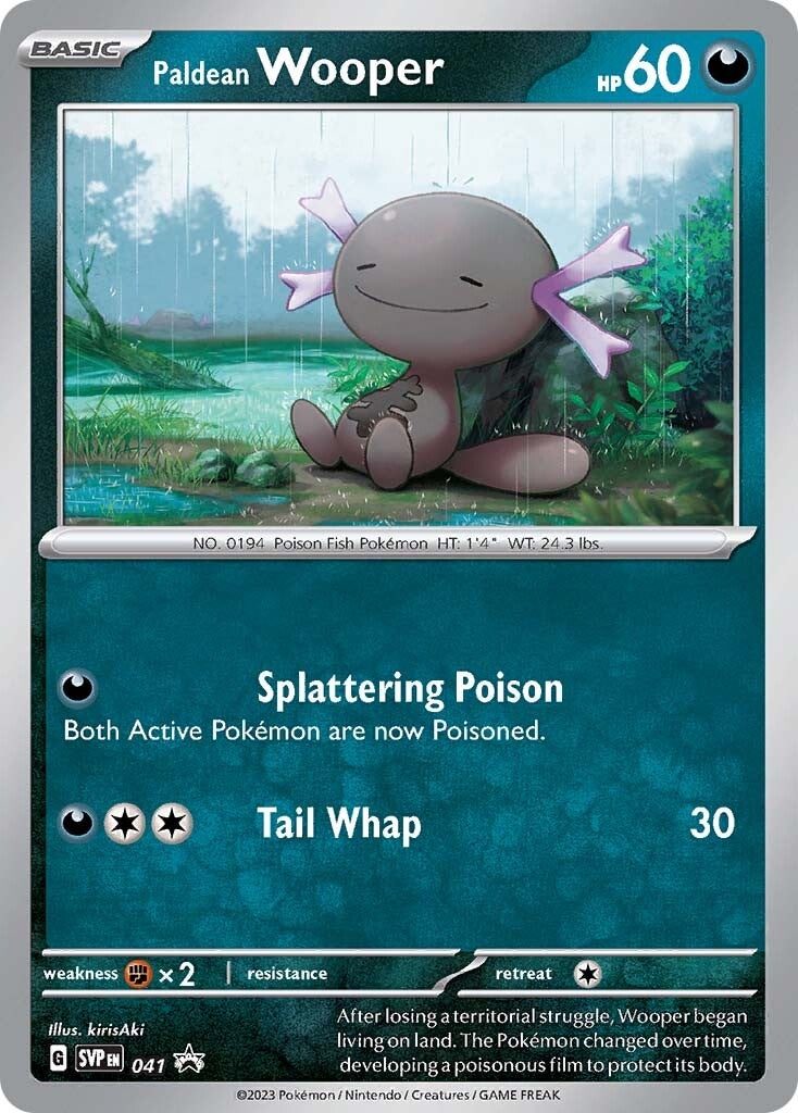 Paldean Wooper (041) [Scarlet & Violet: Black Star Promos] | Exor Games Bridgewater