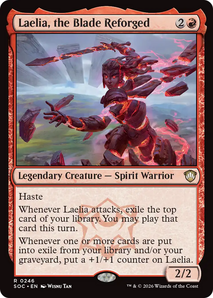 Laelia, the Blade Reforged [Secrets of Strixhaven Commander] | Exor Games Bridgewater