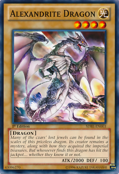 Alexandrite Dragon [SDBE-EN003] Common | Exor Games Bridgewater