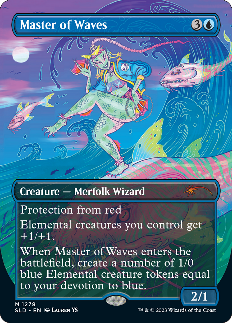 Master of Waves (Borderless) [Secret Lair Drop Series] | Exor Games Bridgewater