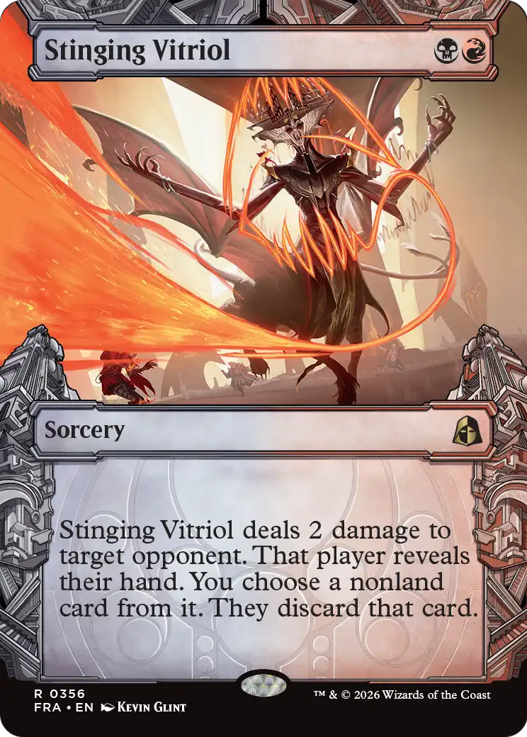 Stinging Vitriol (Showcase) [Reality Fracture] | Exor Games Bridgewater