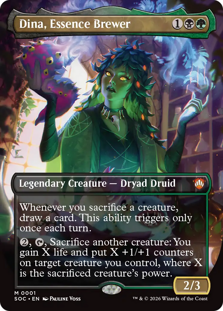 Dina, Essence Brewer (Borderless) [Secrets of Strixhaven Commander] | Exor Games Bridgewater