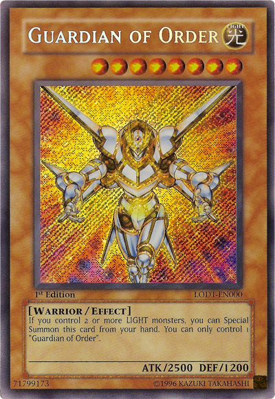 Guardian of Order [LODT-EN000] Secret Rare | Exor Games Bridgewater