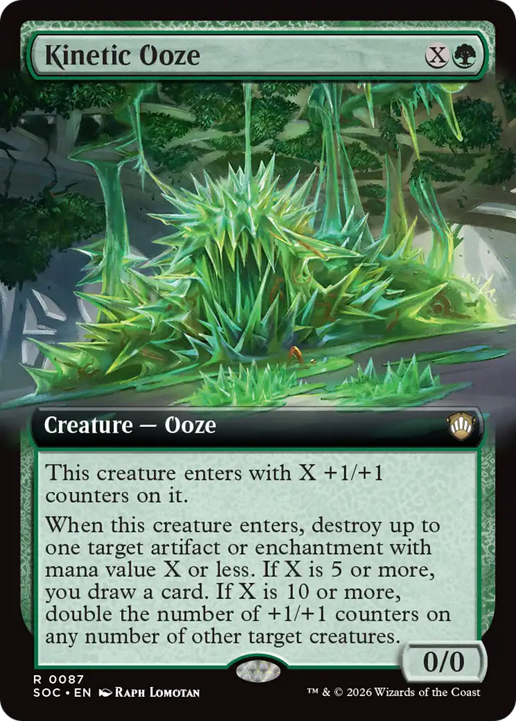 Kinetic Ooze (Extended Art) [Secrets of Strixhaven Commander] | Exor Games Bridgewater