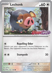 Lechonk (154/198) (Store Promo) [Scarlet & Violet: Base Set] | Exor Games Bridgewater