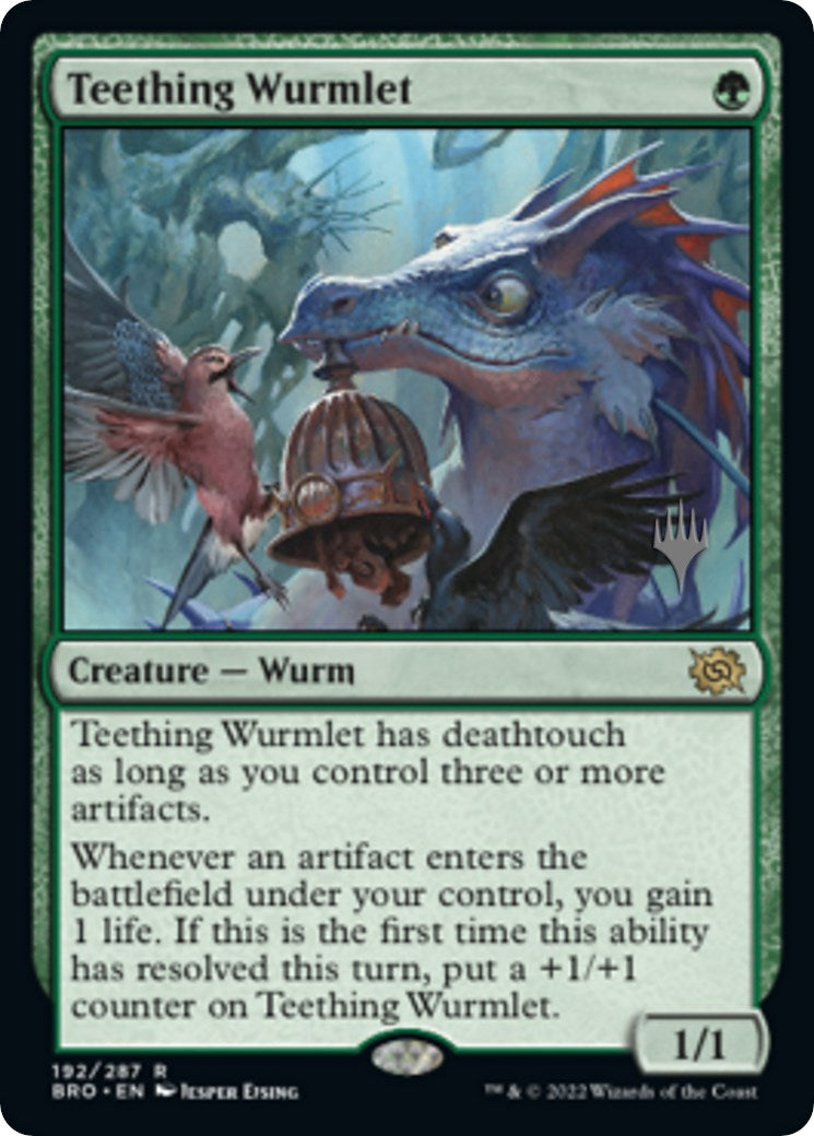 Teething Wurmlet (Promo Pack) [The Brothers' War Promos] | Exor Games Bridgewater