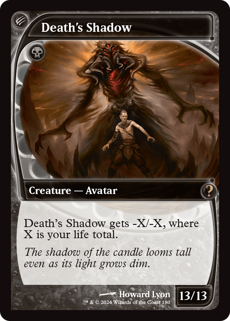 Death's Shadow (Future Sight) [Mystery Booster 2] | Exor Games Bridgewater