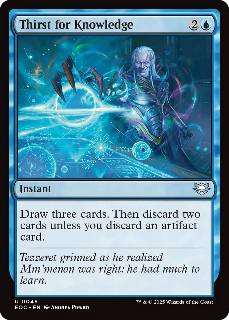 Thirst for Knowledge [Edge of Eternities Commander] | Exor Games Bridgewater