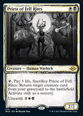 Priest of Fell Rites (Sketch) [Modern Horizons 2] | Exor Games Bridgewater