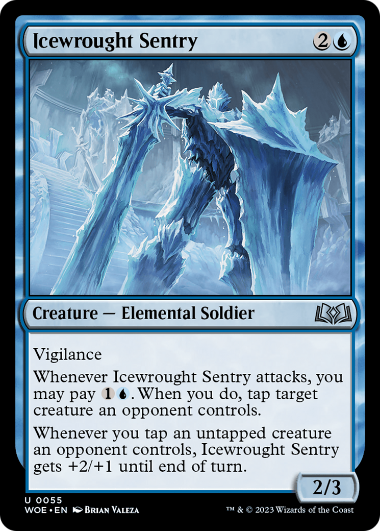 Icewrought Sentry [Wilds of Eldraine] | Exor Games Bridgewater