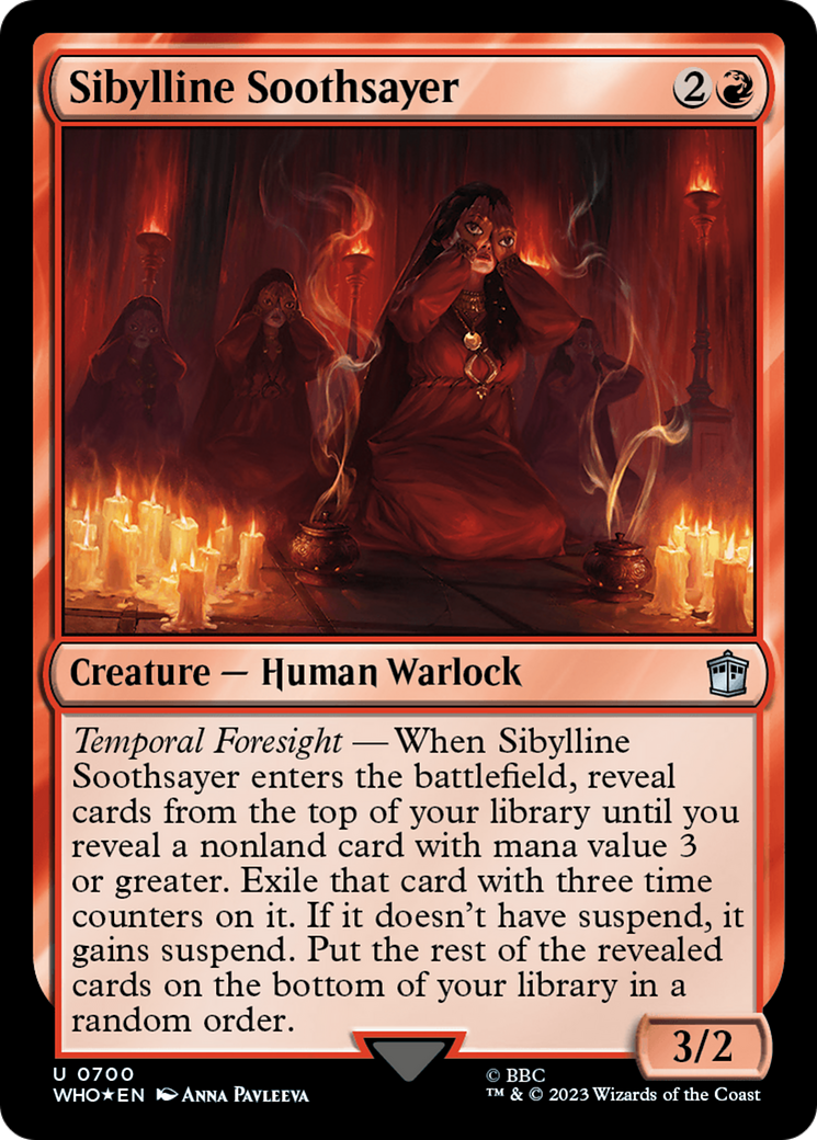 Sibylline Soothsayer (Surge Foil) [Doctor Who] | Exor Games Bridgewater