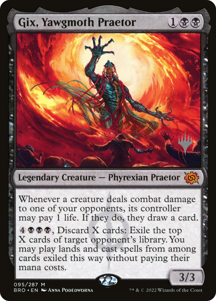 Gix, Yawgmoth Praetor (Promo Pack) [The Brothers' War Promos] | Exor Games Bridgewater