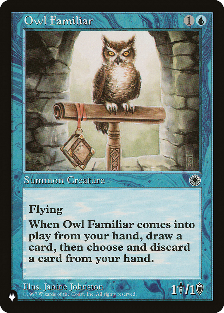 Owl Familiar [The List Reprints] | Exor Games Bridgewater