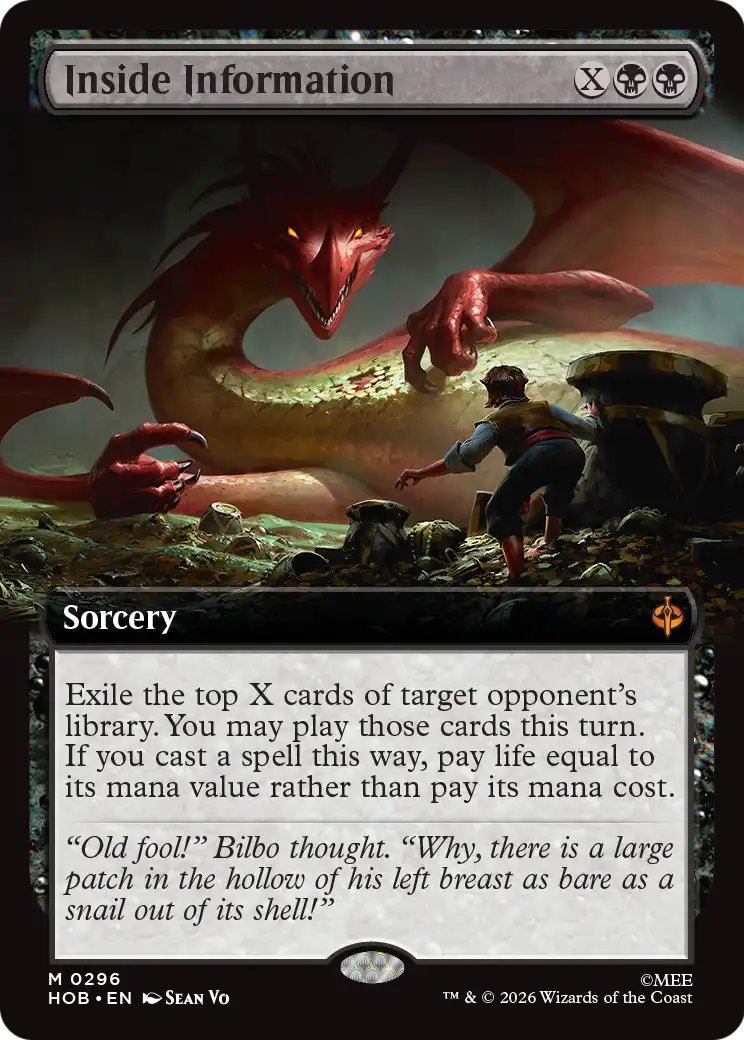 Inside Information (Extended Art) [The Hobbit] | Exor Games Bridgewater