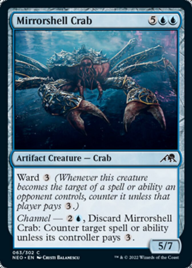 Mirrorshell Crab [Kamigawa: Neon Dynasty] | Exor Games Bridgewater