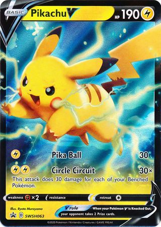 Pikachu V (SWSH063) [Sword & Shield: Black Star Promos] | Exor Games Bridgewater