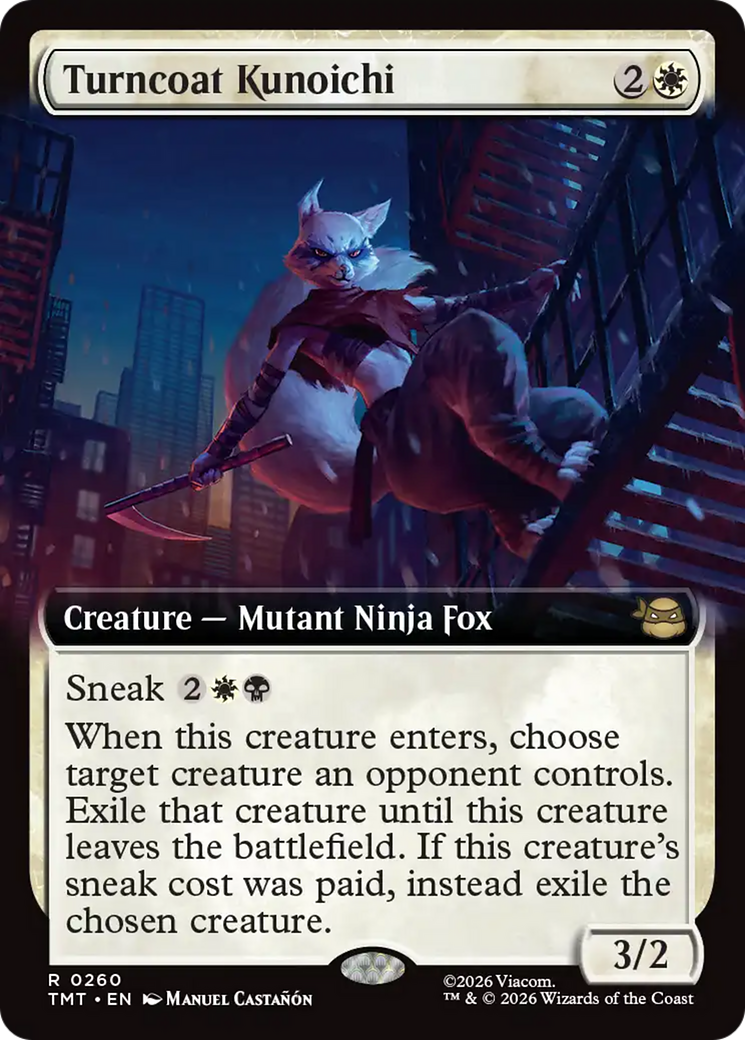 Turncoat Kunoichi (Extended Art) [Teenage Mutant Ninja Turtles] | Exor Games Bridgewater