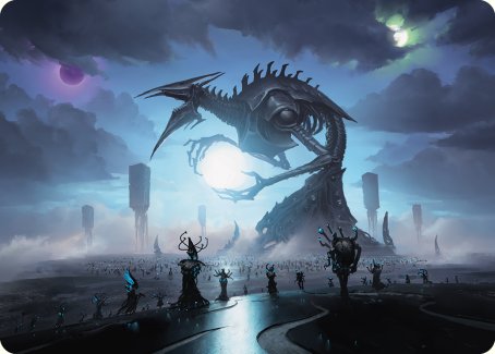 Blue Sun's Twilight Art Card [Phyrexia: All Will Be One Art Series] | Exor Games Bridgewater
