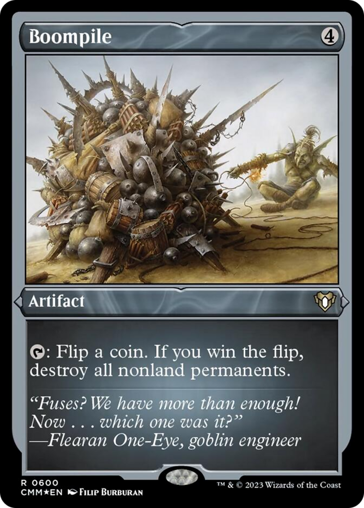 Boompile (Foil Etched) [Commander Masters] | Exor Games Bridgewater