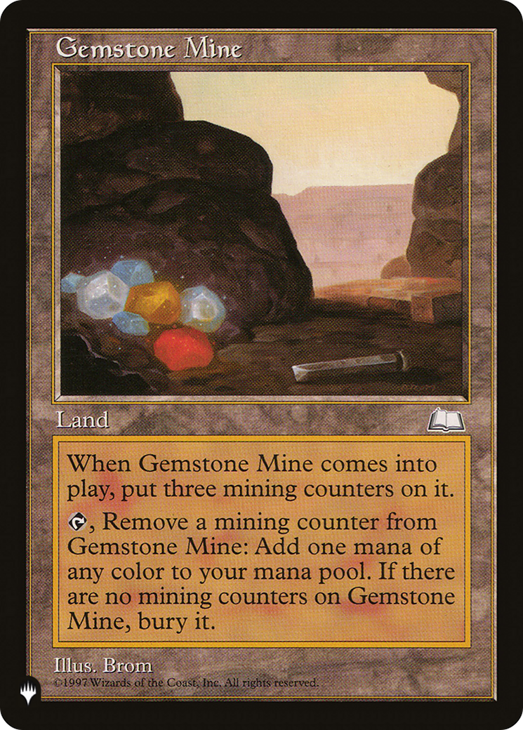 Gemstone Mine (WTH) [The List Reprints] | Exor Games Bridgewater