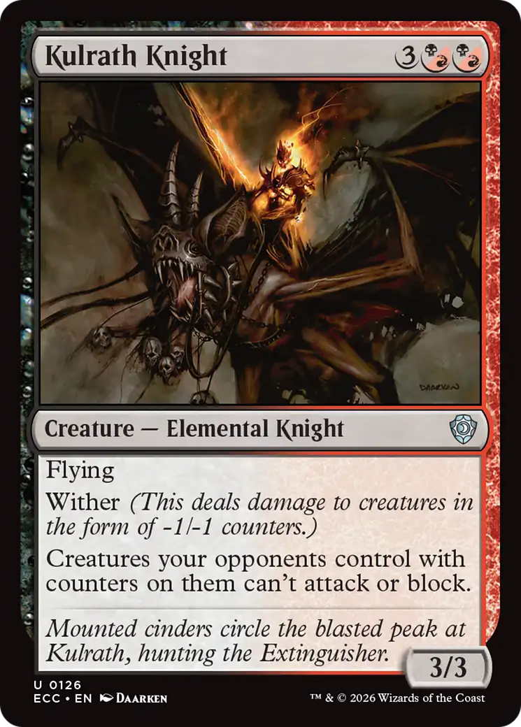 Kulrath Knight [Lorwyn Eclipsed Commander] | Exor Games Bridgewater