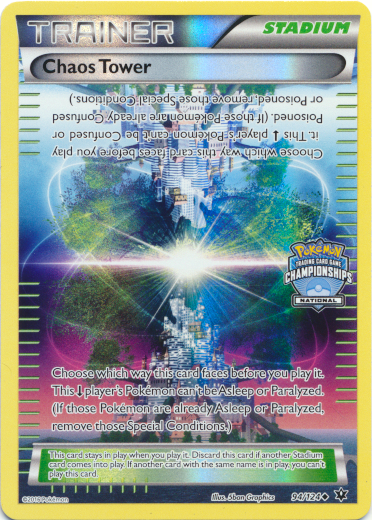 Chaos Tower (94/124) (National Championship Promo) [XY: Fates Collide] | Exor Games Bridgewater