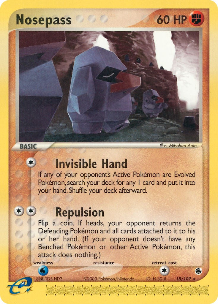 Nosepass (18/109) [EX: Ruby & Sapphire] | Exor Games Bridgewater