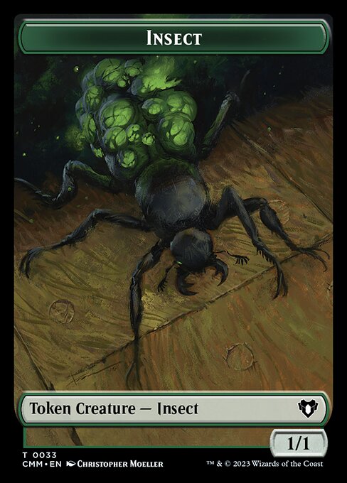 Eldrazi Spawn // Insect Double-Sided Token [Commander Masters Tokens] | Exor Games Bridgewater