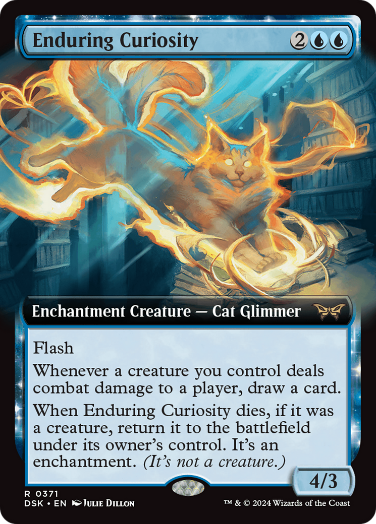 Enduring Curiosity (Extended Art) [Duskmourn: House of Horror] | Exor Games Bridgewater