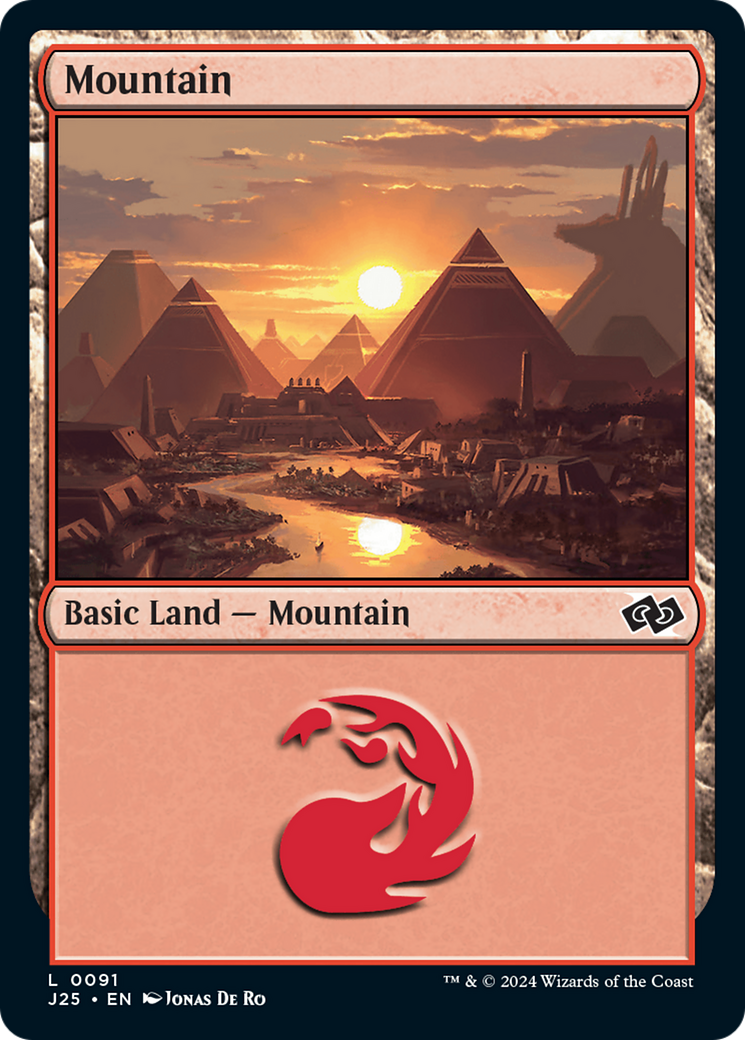 Mountain (91) [Foundations Jumpstart] | Exor Games Bridgewater